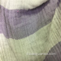 100% Double coton Gauze Yarn Dyed Stripe Textile